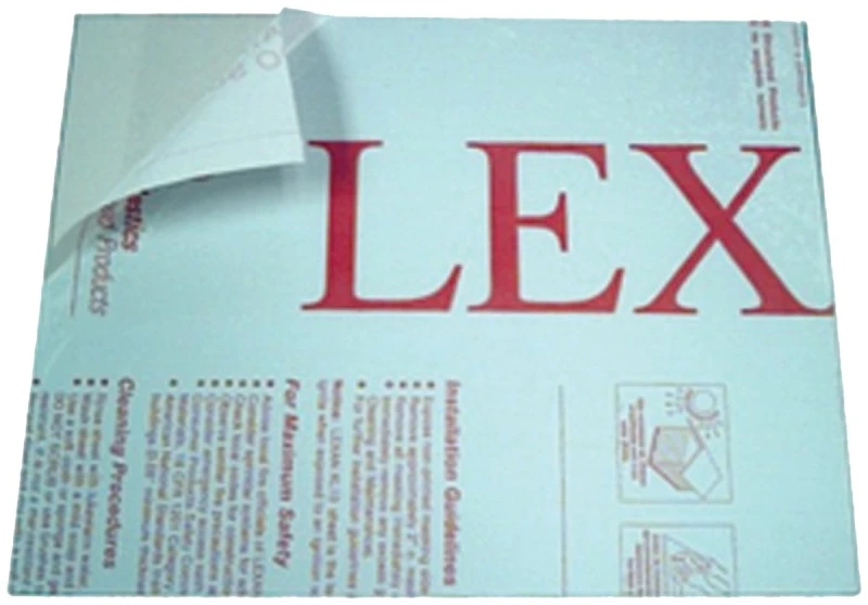 Lexan Polycarbonate Sheet, 32 X 44-inch, 0.093-inch Thickness