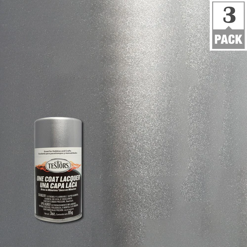 One-Coat Lacquer Craft Spray Paint, Diamond Gloss, 3-oz.