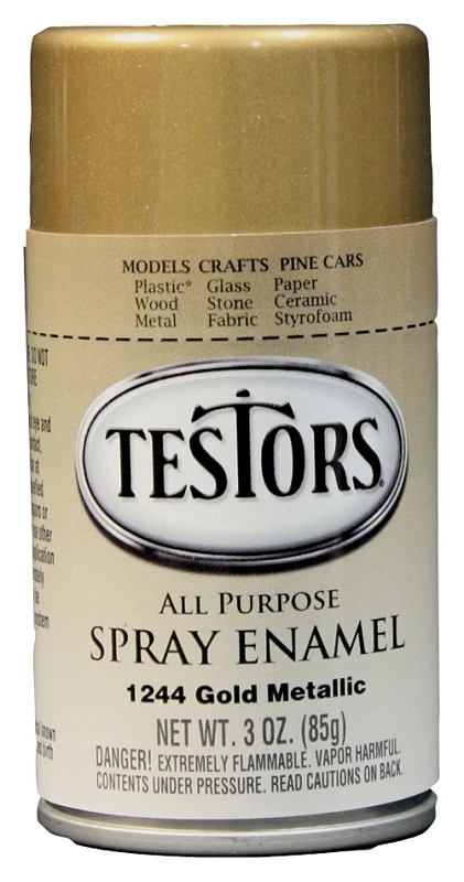 Gold Metallic Craft Spray Paint, 3-ounce Enamel For Indoor Use