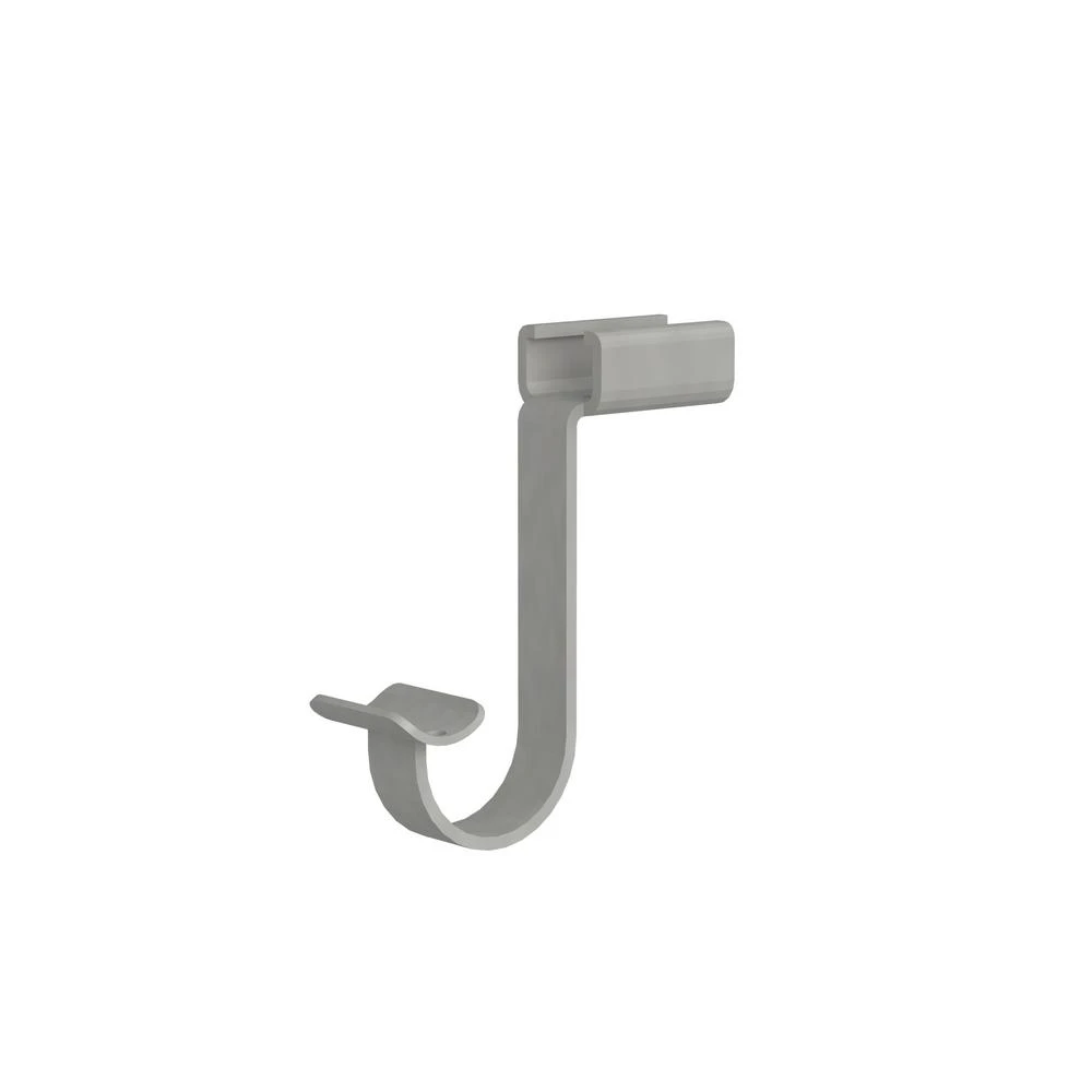 Satin Nickel Wood Shelving Hang Rod Support Hook - Model 140800
