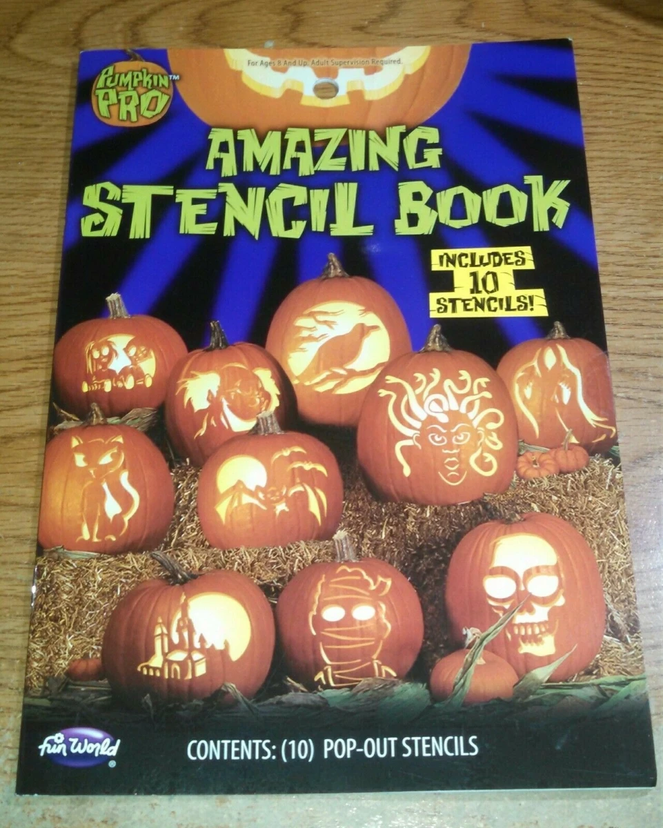 Amazing Stencil Book with 10 Pop-Out Designs for Crafting and Decorating