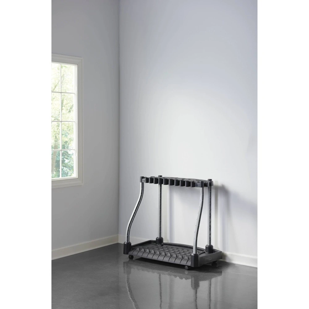 Deluxe Garage Tool Holder Tower Rack For 40 Long-handled Tools