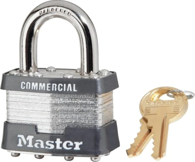 1 and 3 Quarter Inch Laminated Steel Keyed Padlock Durable Security Lock