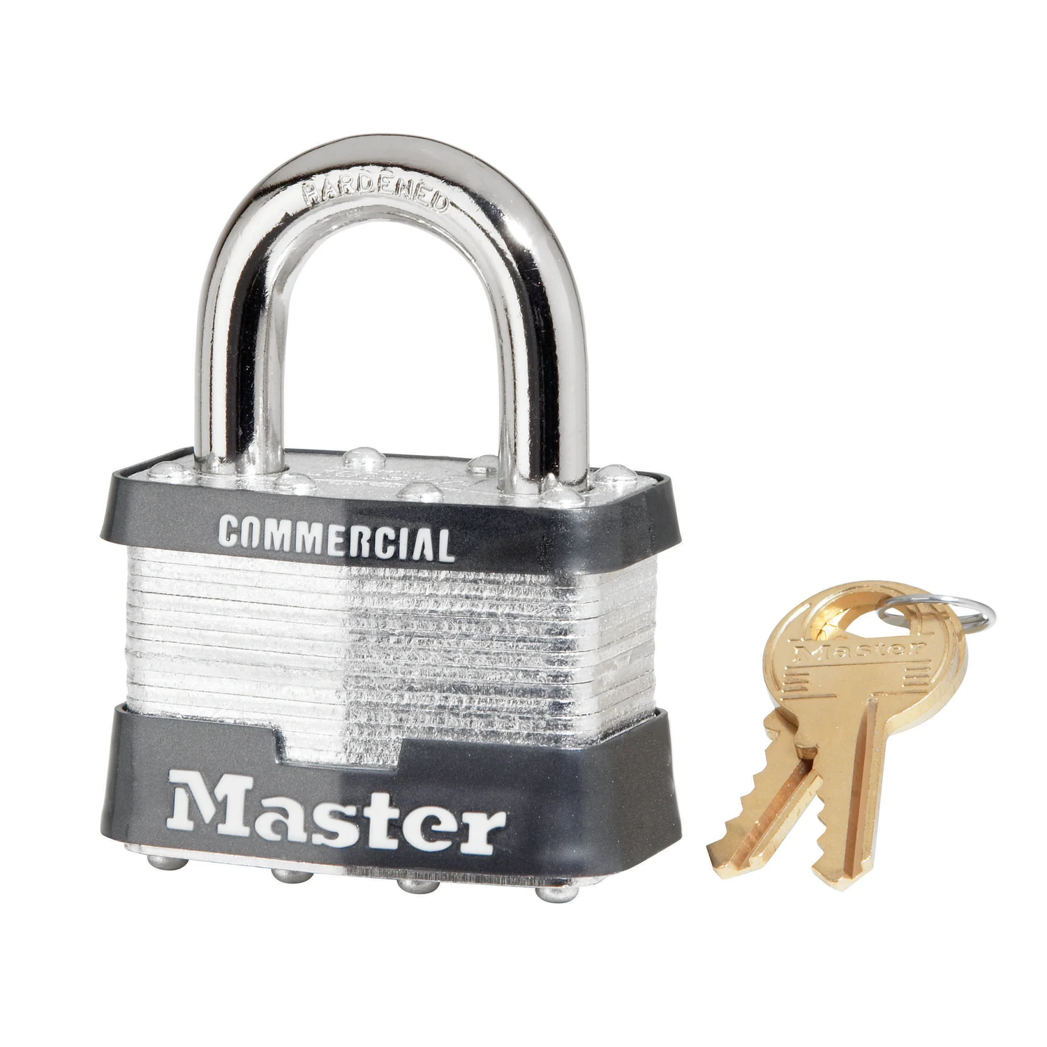 2 Inch Laminated Steel Keyed Padlock with Hardened Steel Shackle for Enhanced Security
