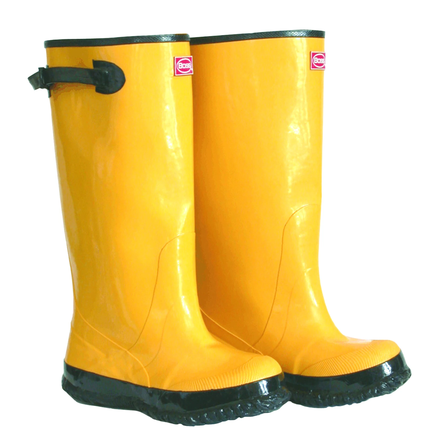 Men's Waterproof Rubber Knee Boots, Size 16 Us, Yellow, 17-inch High
