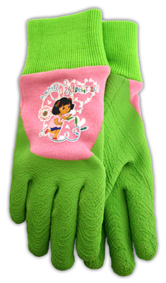 Kids' Dora The Explorer Rubber-dipped Gripper Gloves - Model De100te5