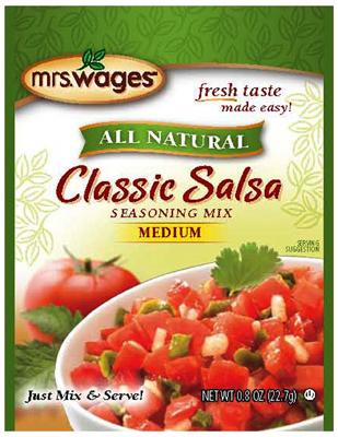 0.8 Oz. Classic Salsa Tomato Mix - Premium Ingredients For Canning