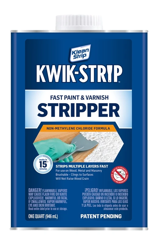 Kwik-strip Fast Paint And Varnish Stripper 32 Oz. Quart