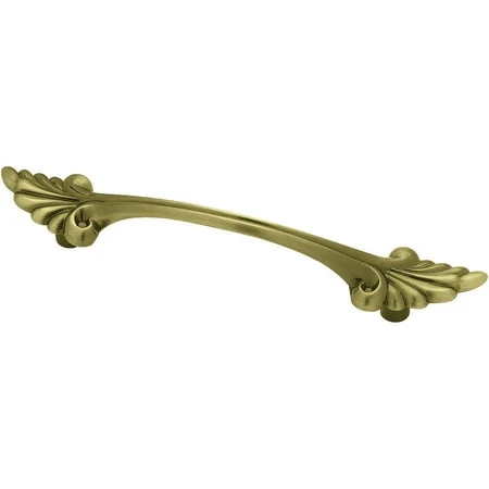 3-inch Traditional Bow Pull Handle In Antique Brass Finish