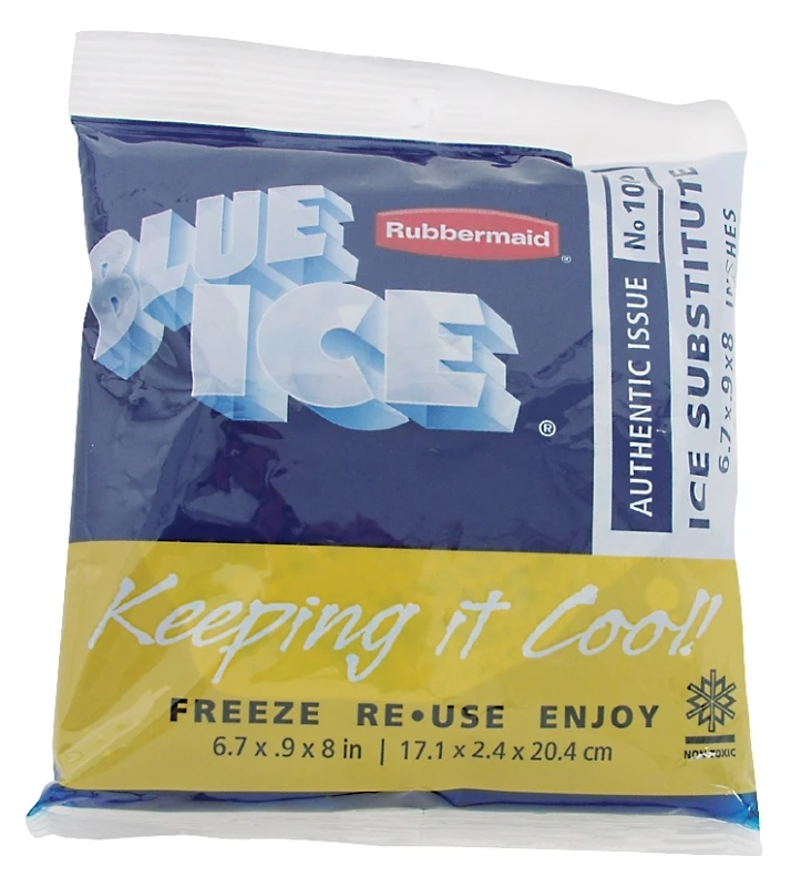 Blue Ice Gel Ice Pack - Reusable, Non-toxic, Long-lasting Cooling Solution