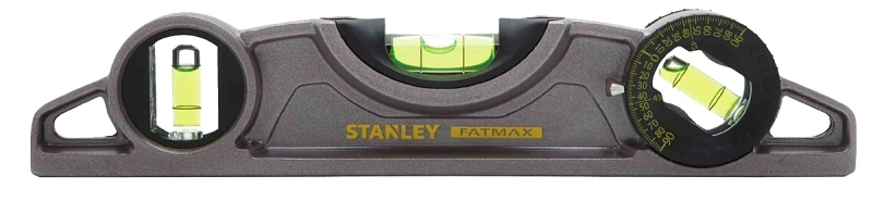 9-inch Magnetic Torpedo Level With 3 Vials And Rotating Vial Feature