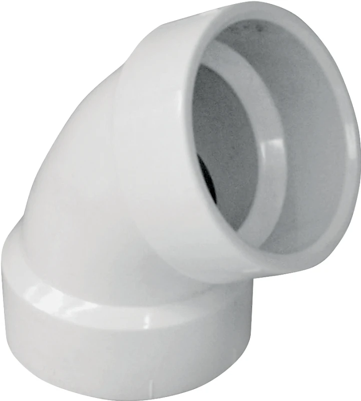1-1/2 Inch Dwv Pvc 60 Degree Elbow Pipe Fitting