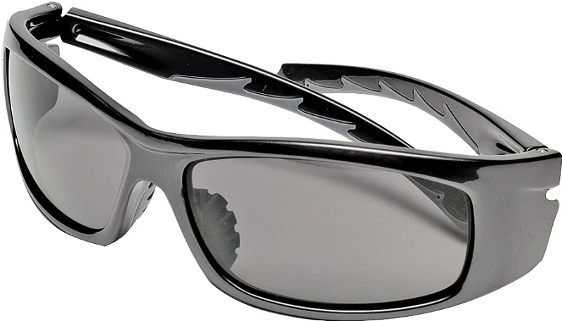 Nuevo Wrap Gray-tint Safety Glasses With Anti-fog And Uv Protection