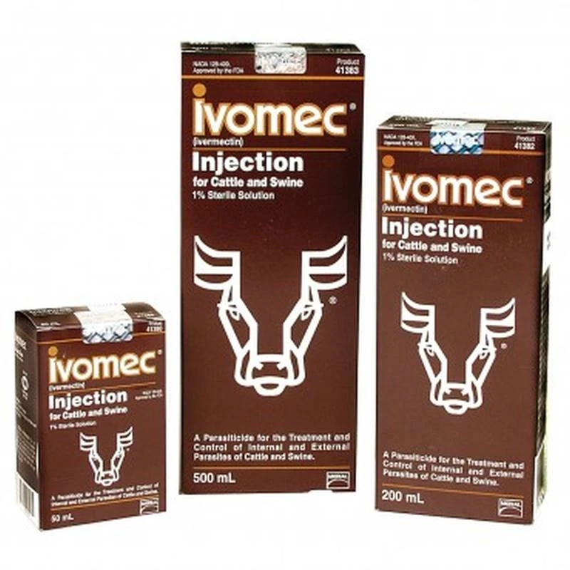 Ivomec Injectable Solution For Cattle And Swine, 50 Ml - Model 15447154