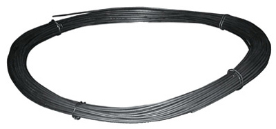 Annealed Black Coiled Wire, 9 Gauge, 10 Pound Coil