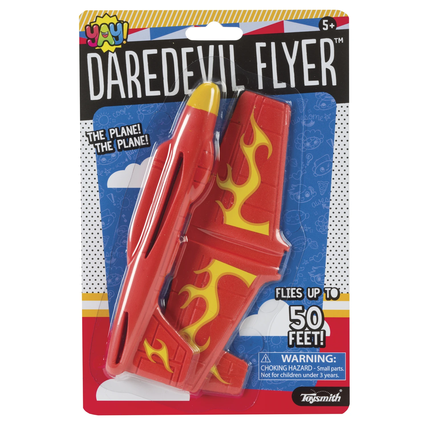 Yay! Daredevil Flyer Foam Toy - Outdoor Fun In Orange And Yellow