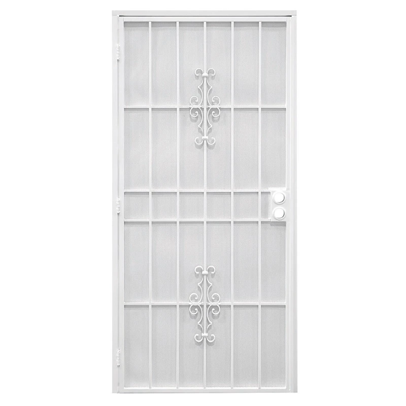 36"WHT STL Secur Door