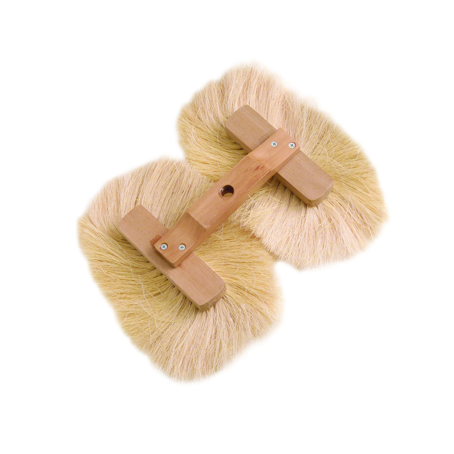 Wood Handle Texture Stippling Brush 17 In. L With Natural Hemp Fiber Bristles