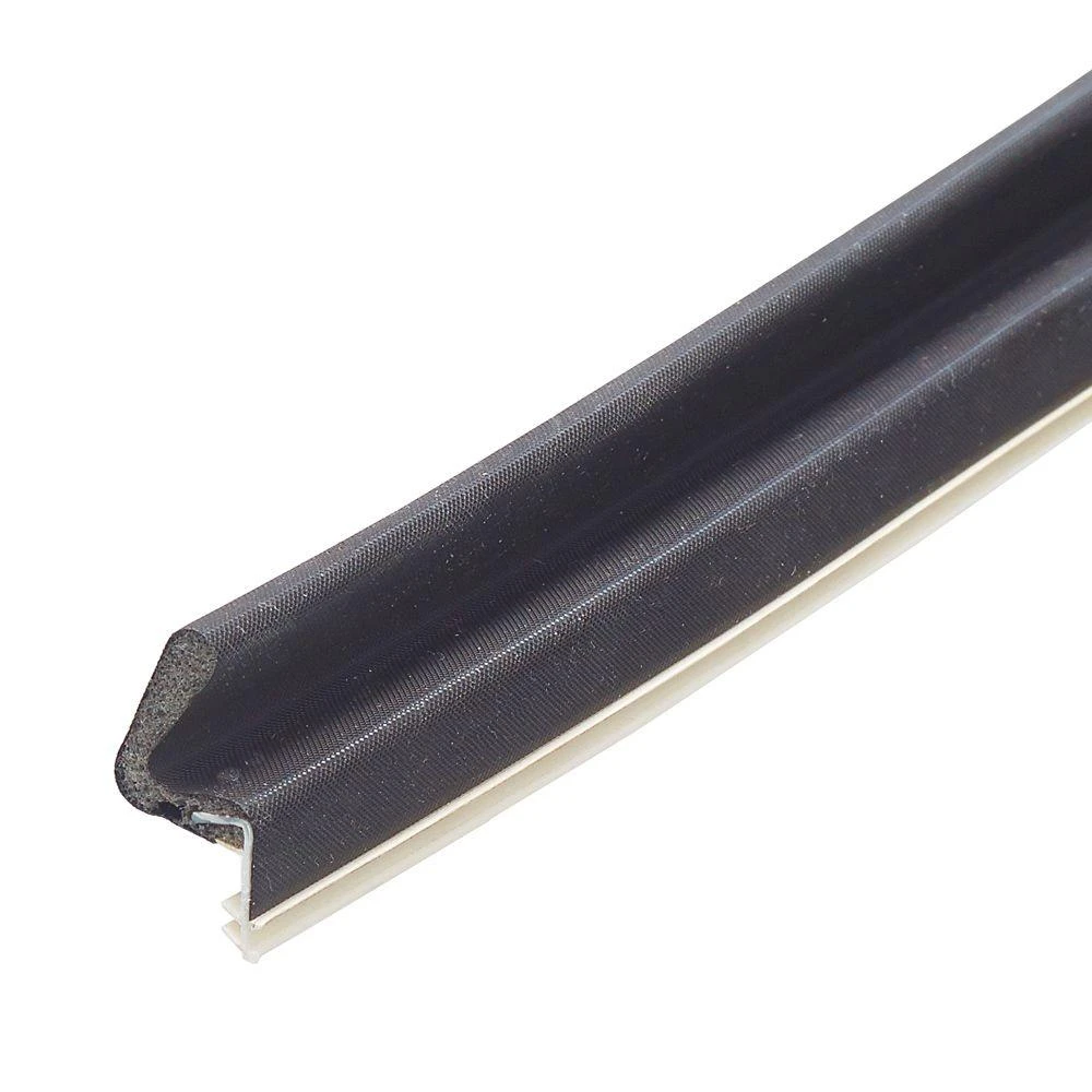 Replacement Kerf Door Seal in Bronze Finish, 1 Inch by 8 Feet