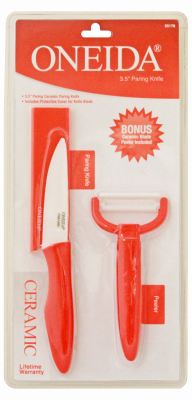 55178 Paring Knife And Peeler Set With Ceramic Blade - 2 Pieces