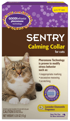 Calming Cat Collar With Lavender Chamomile, 15-inch, Pheromone Technology