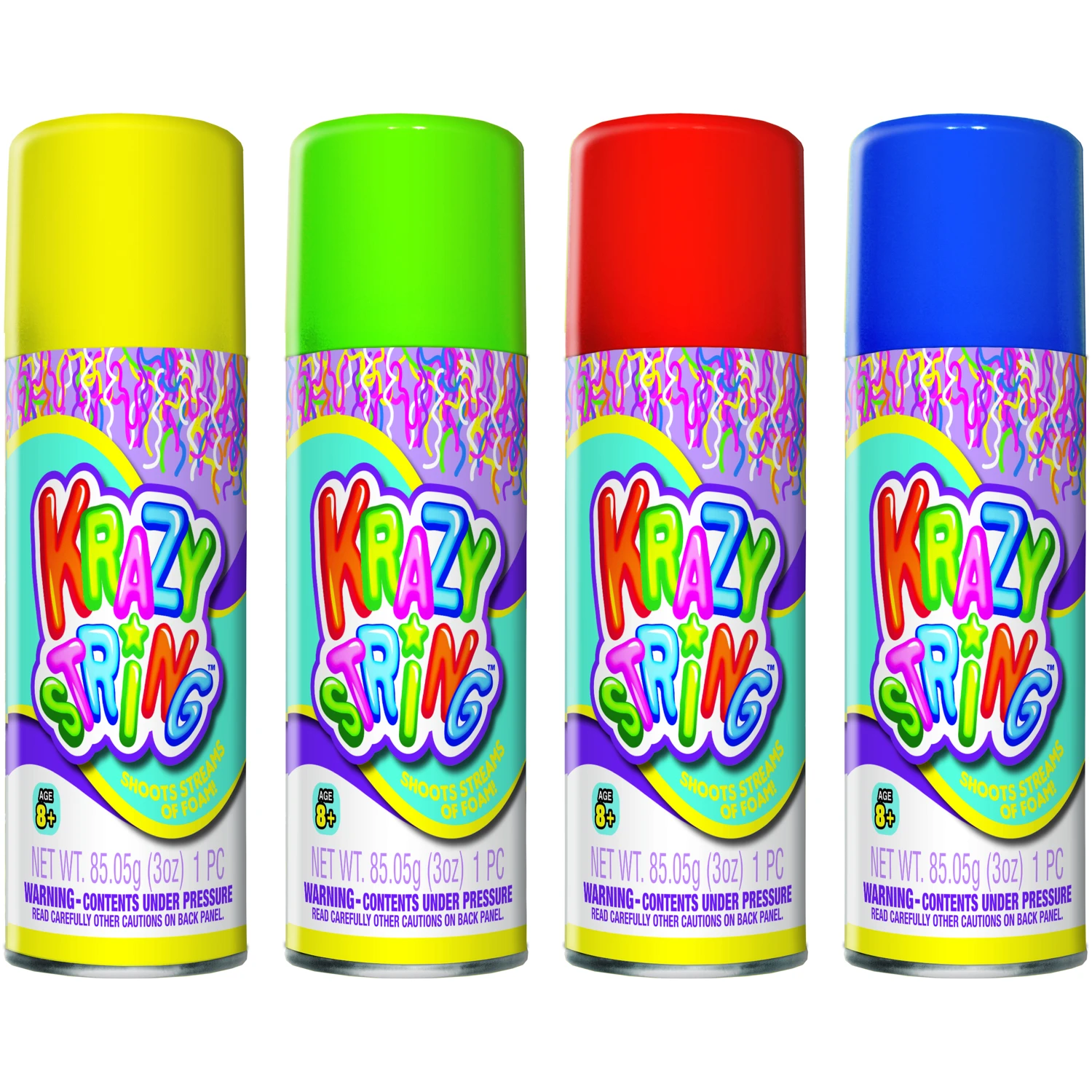 Krazy String Toy Foam Assorted - Fun Colors For Creative Play