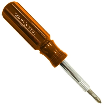 6-in-1 Multi-bit Screwdriver - Orange