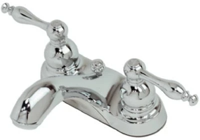 Homewerks 116879 Baypointe Chrome 2 Swirl Lever Handle Faucet