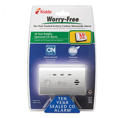 Battery-powered Electrochemical Carbon Monoxide Detector Model 21010045