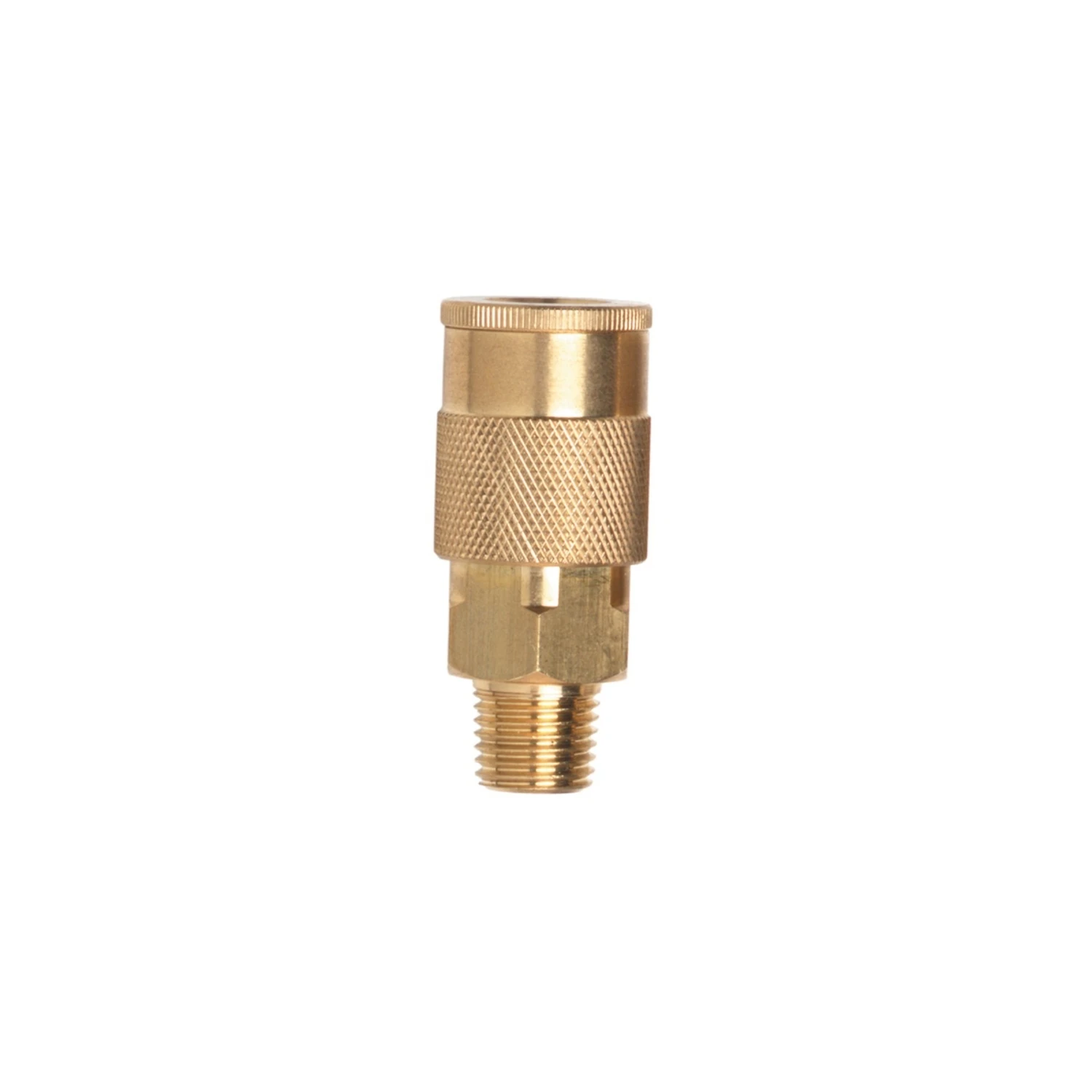 1/4 In. Male Steel Air Coupler - Durable Pneumatic Connection