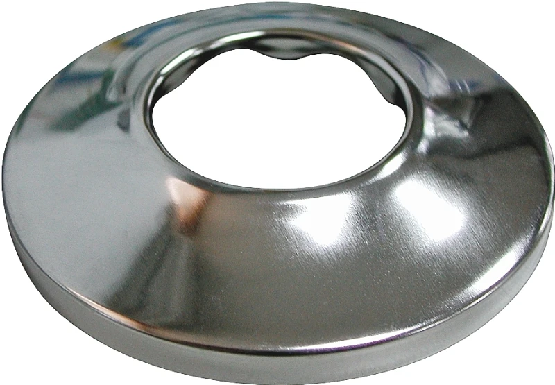 Chrome Bath Flange Shallow 1/2 Inch For Iron Pipe - Model Tw0912