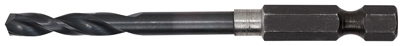 Shockwave Hex Shank Drill Bit 3/16-inch Diameter, 2.8-inch Overall Length