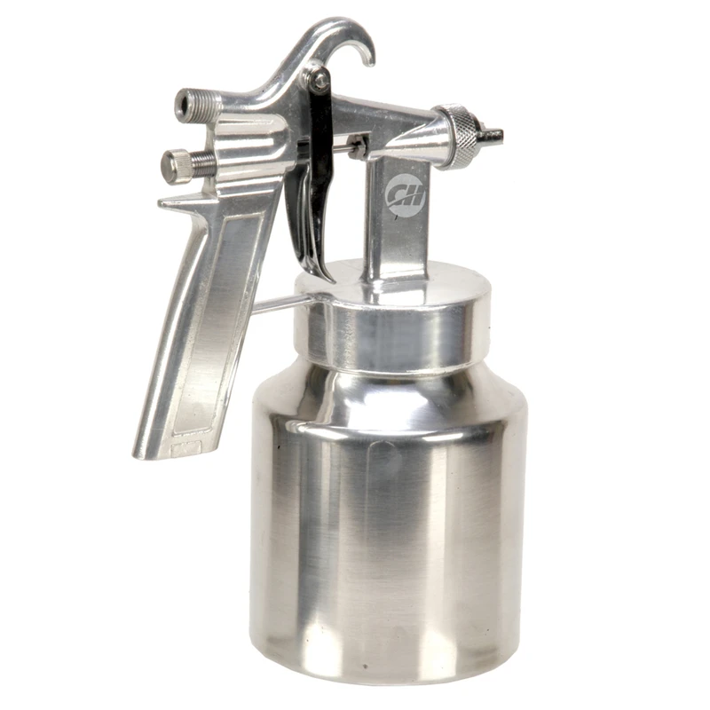 Continuous Bleed Spray Gun With 32-ounce Cup And 40 Psi Pressure