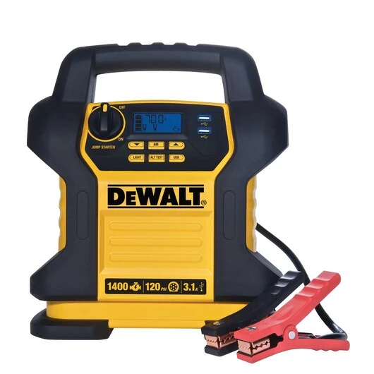 1400 Peak Amp Jump Starter With 120 Psi Air Compressor And Usb Ports