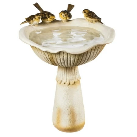 MUSHROOM BIRDBATH