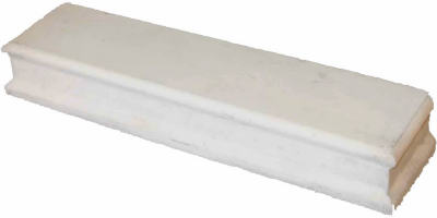 48-in X 7-in X 12-in Bullnose Concrete Block For Stairs