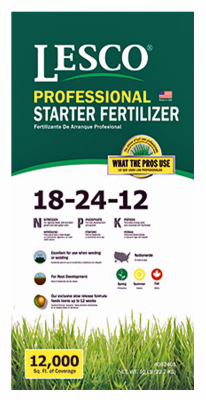 Starter Turf Fertilizer 50 Lbs 18-24-12 Formula For 12000 Sq Ft