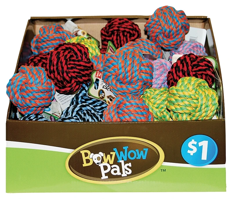Nylon Rope Ball Pet Toy For Dogs - Model 8854