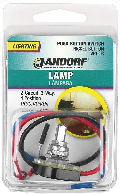 PUSH SWITCH 2SPD 3 TERM