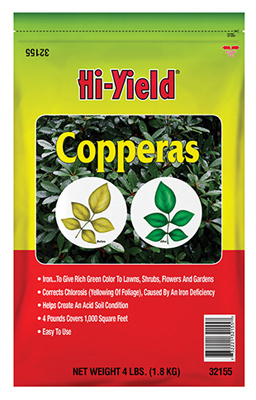 Copperas Plant Fertilizer, 4 Pounds, Iron Sulfate For 1000 Sq. Ft.