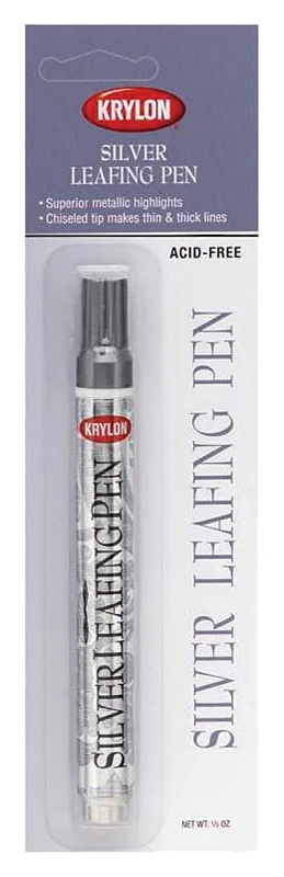 Silver Leafing Pen For High-quality Metallic Accents On Any Surface