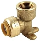 1/4 Inch X 1/4 Inch X 3/8 Inch Compression Stop Valve Tee Adapter