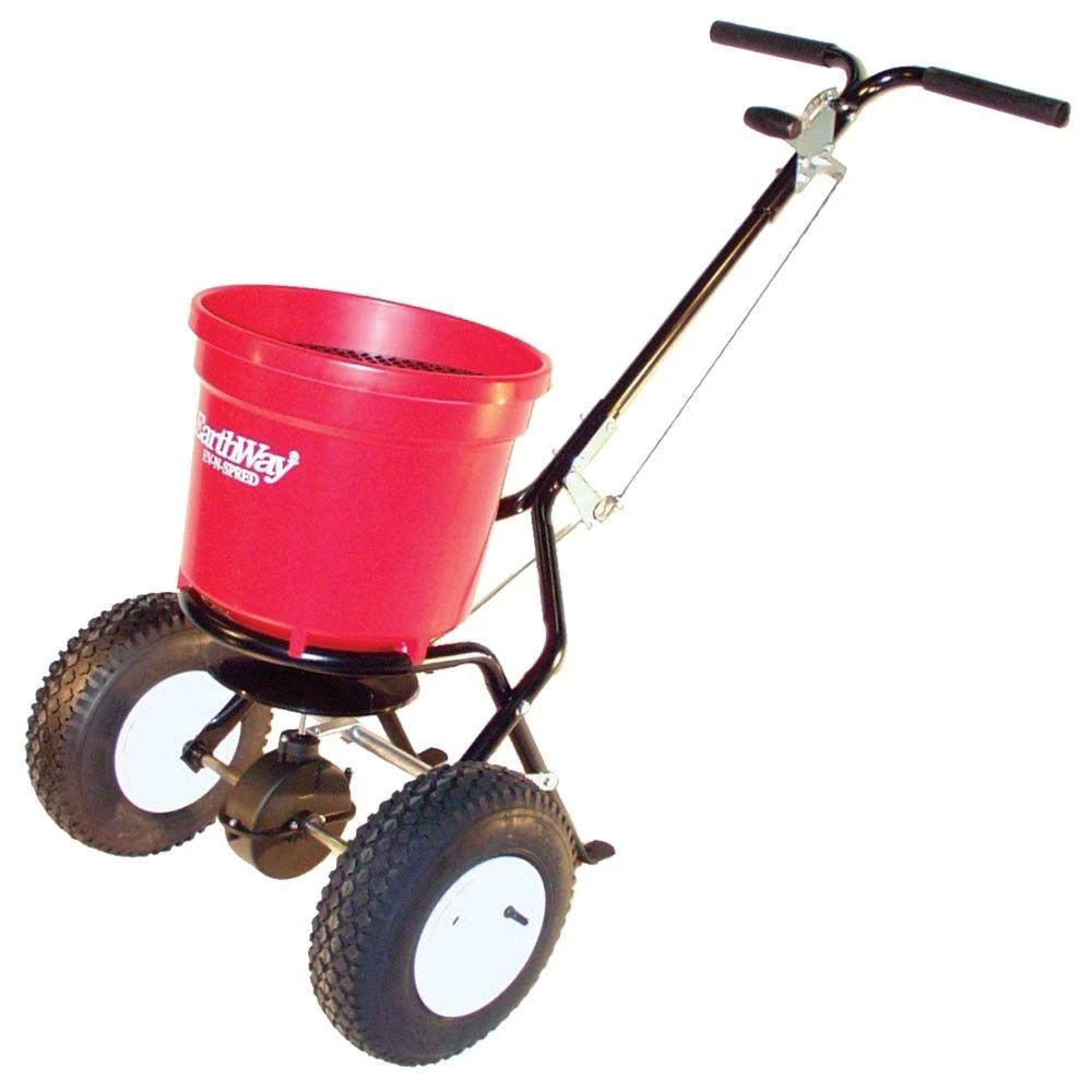 Earthway 2150su Broadcast Spreader, 50 Lb Capacity, Poly Hopper, 1325 Cu-in Coverage Area