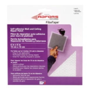 Self-adhesive Wall Patch 6 X 6 Inches For Ceiling And Wall Repairs