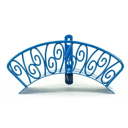 Ihcwm Spiral Wall Mount Hose Hanger, Blue, 12.5" X 5.75" X 6.5"