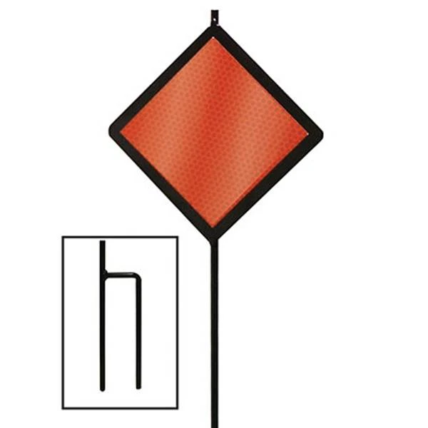 48 Inch Diamond Driveway And Road Markers For Enhanced Visibility