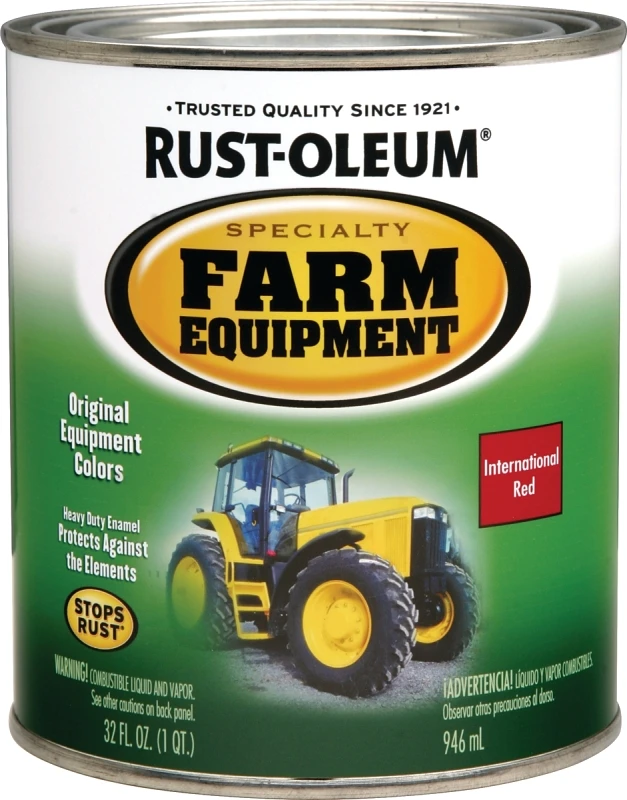 Specialty 1 Quart Farm Equipment International Harvester Red Gloss Enamel Paint