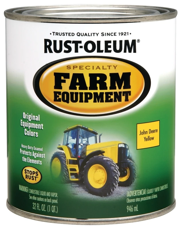 Specialty 1 Quart John Deere Yellow Gloss Enamel Paint For Farm Equipment
