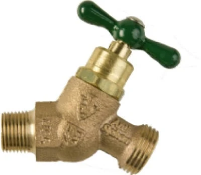 Brass & Plumbing 261 Anti-siphon Hose Bibb 0.50 Male Iron Pipe X 0.75 Hose Connection