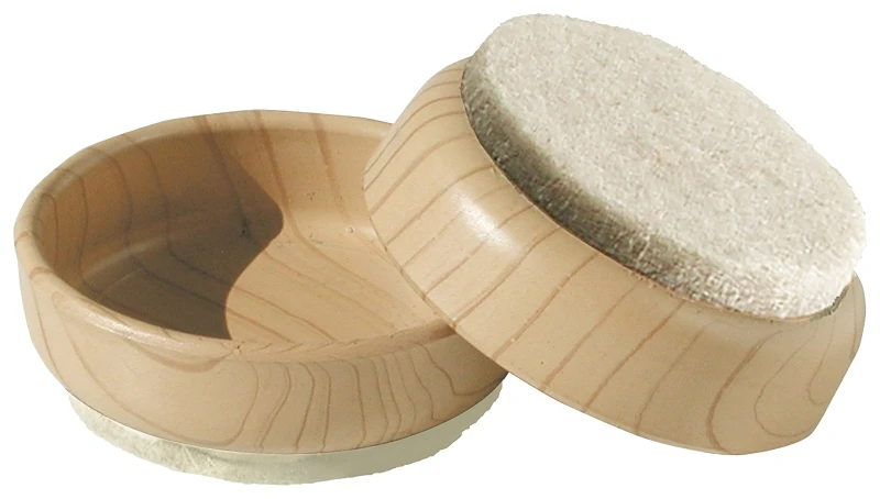 4-Pack 2-3/8-Inch Wood Furniture Cups